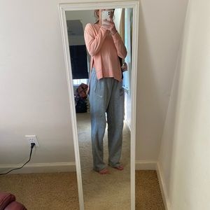 Long sleeve peach shirt